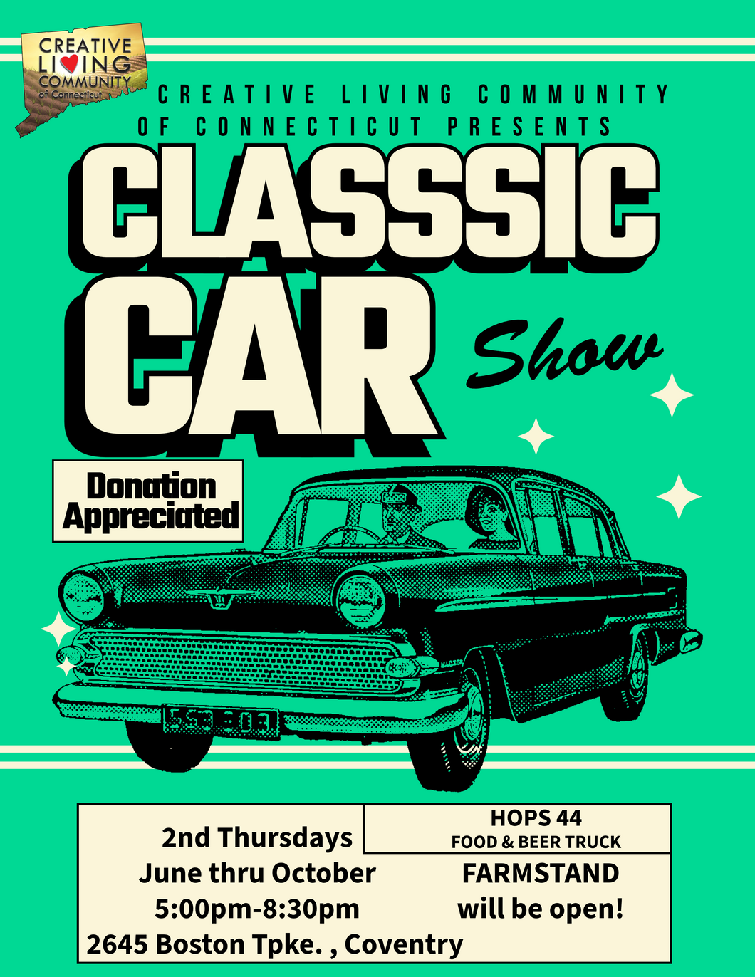Classic Car Show * 2nd Thursdays this June to September